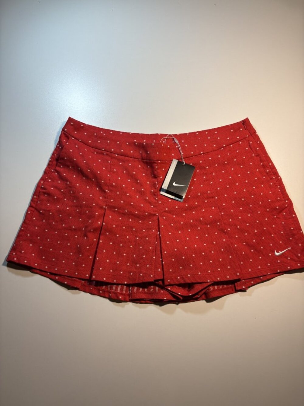 Nike Golf Dri-FIT Polka Dot Skort Women’s Size 12 NWT Red White Golf Skirt